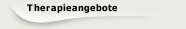 Therapieangebote